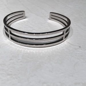 Silver Rustic Cuff bracelet
